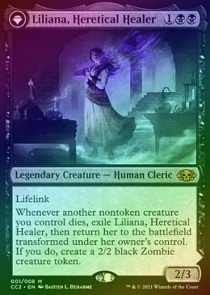 Liliana, Heretical Healer // Liliana, Defiant Necromancer