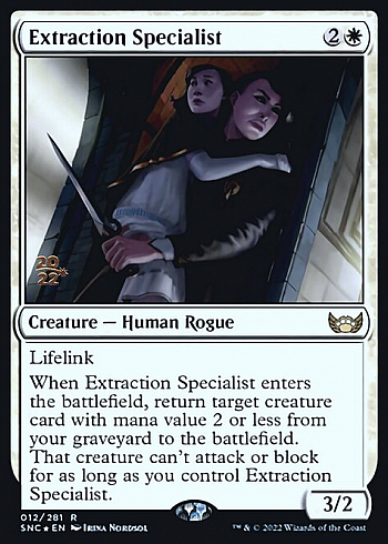 Extraction Specialist
