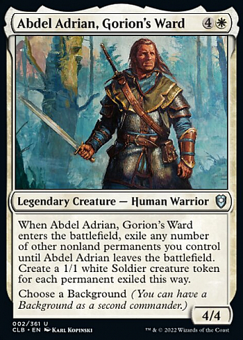 Abdel Adrian, Gorion's Ward