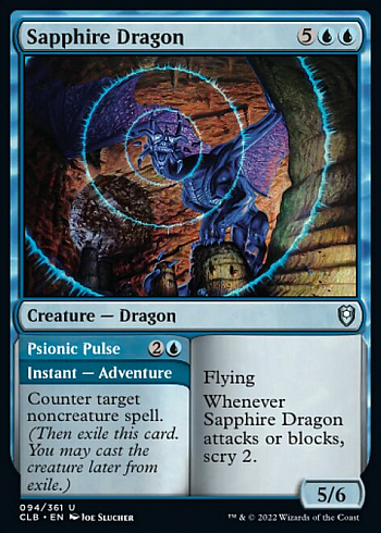 Sapphire Dragon // Psionic Pulse