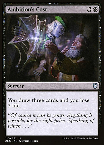 Ambition's Cost