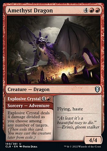 Amethyst Dragon // Explosive Crystal