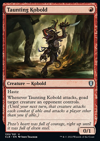 Taunting Kobold