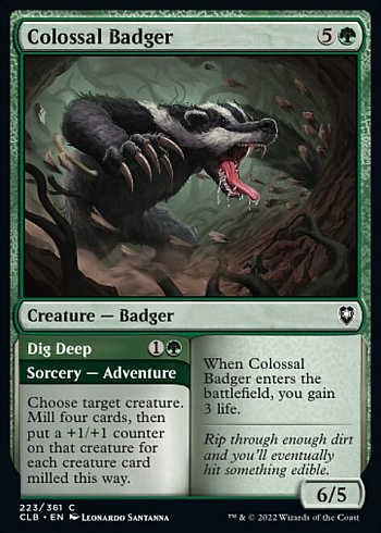Colossal Badger // Dig Deep