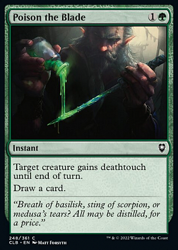 Poison the Blade