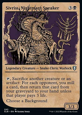 Sivriss, Nightmare Speaker