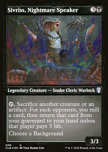 Sivriss, Nightmare Speaker