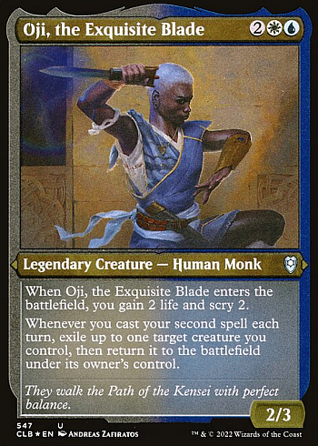 Oji, the Exquisite Blade