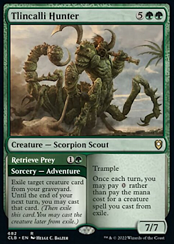 Tlincalli Hunter // Retrieve Prey