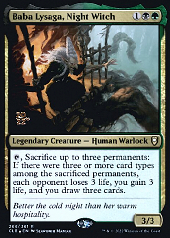 Baba Lysaga, Night Witch