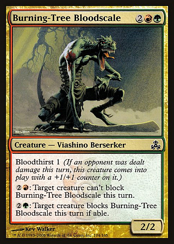 Burning-Tree Bloodscale