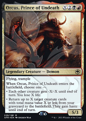 Orcus, Prince of Undeath