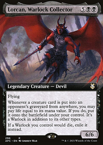 Lorcan, Warlock Collector