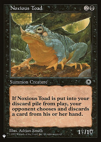 Noxious Toad