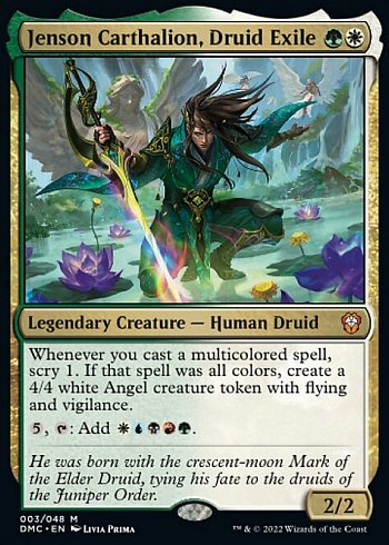 Jenson Carthalion, Druid Exile