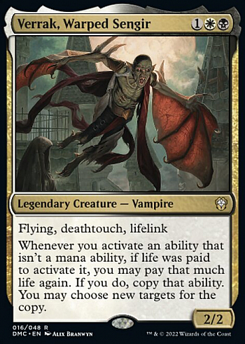 Verrak, Warped Sengir