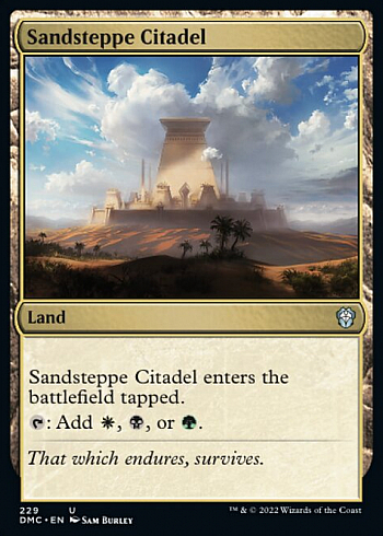 Sandsteppe Citadel