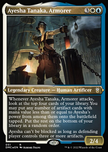 Ayesha Tanaka, Armorer