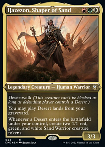 Hazezon, Shaper of Sand