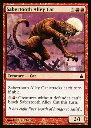 Sabertooth Alley Cat