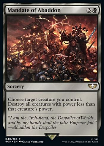 Mandate of Abaddon