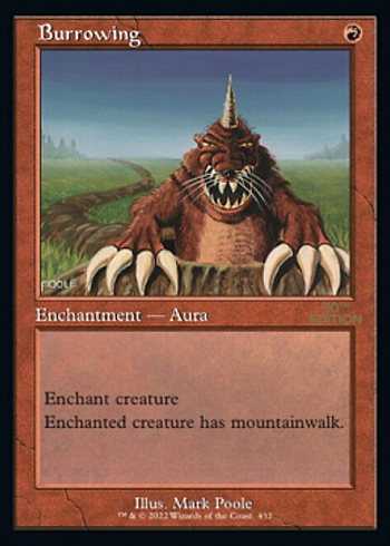 Burrowing