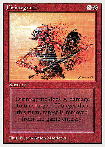 Disintegrate