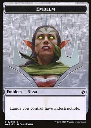 Nissa, Who Shakes the World Emblem
