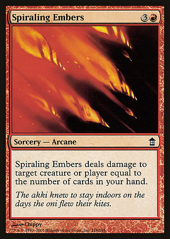 Spiraling Embers