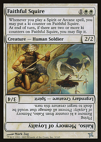 Faithful Squire // Kaiso, Memory of Loyalty