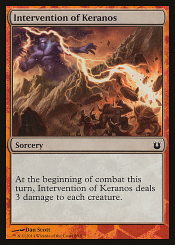 Intervention of Keranos