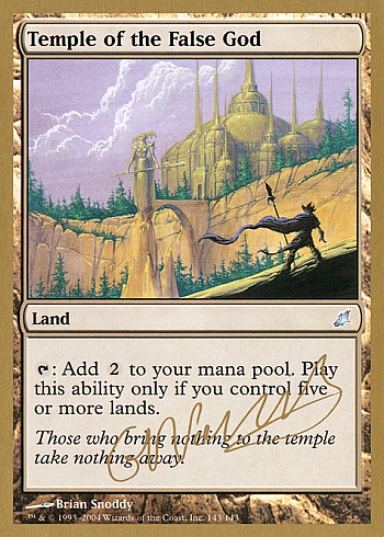 Temple of the False God