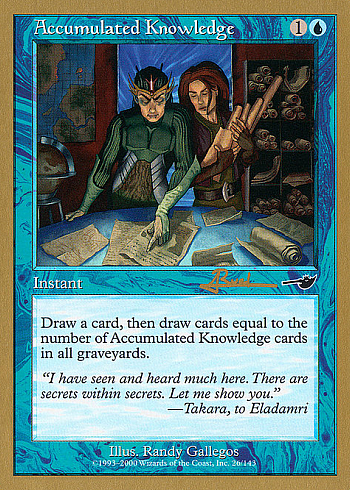 Accumulated Knowledge
