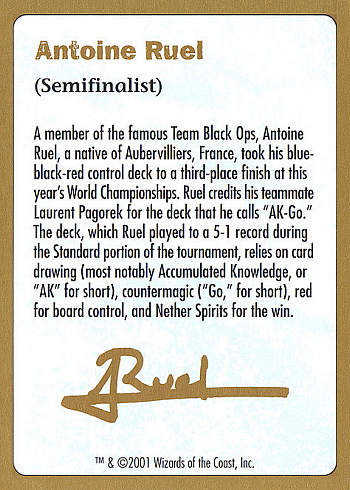 Antoine Ruel Bio