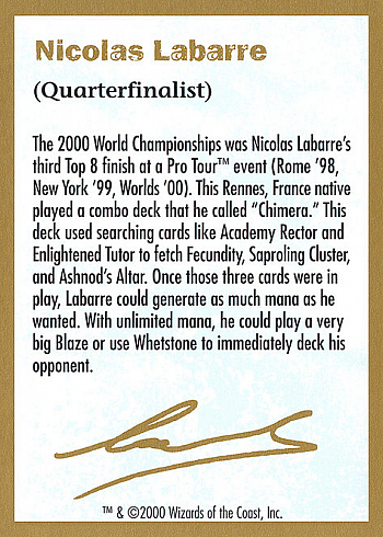 Nicolas Labarre Bio