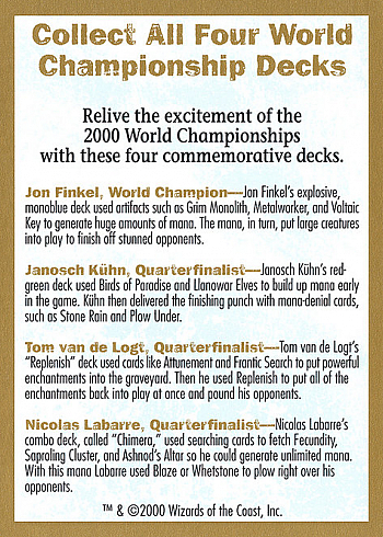 2000 World Championships Ad