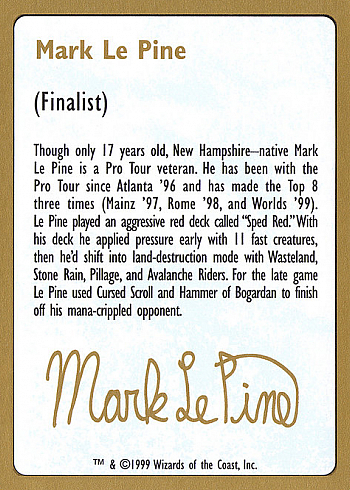 Mark Le Pine Bio