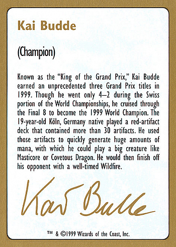 Kai Budde Bio