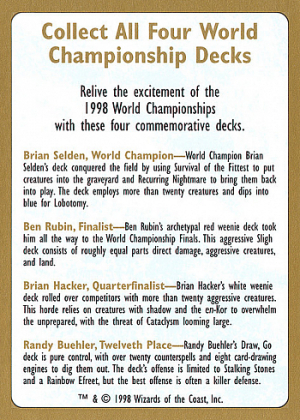 1998 World Championships Ad