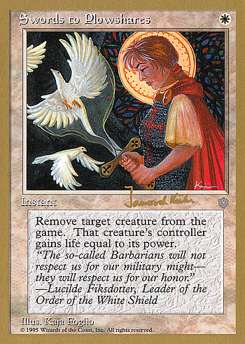 Swords to Plowshares