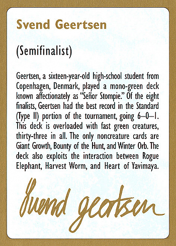 Svend Geertsen Bio