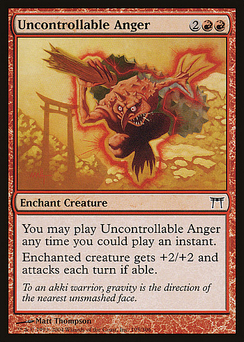 Uncontrollable Anger