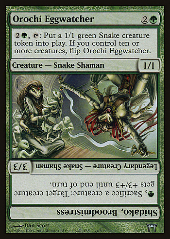 Orochi Eggwatcher // Shidako, Broodmistress