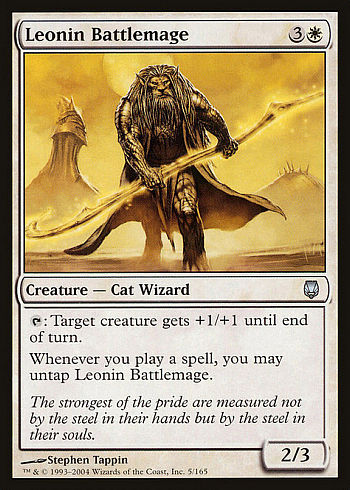 Leonin Battlemage