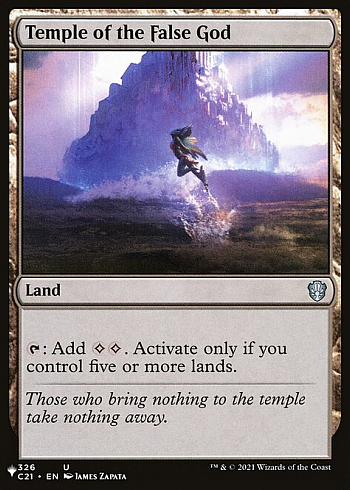 Temple of the False God