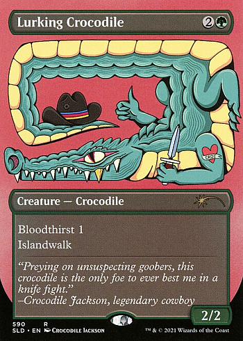Lurking Crocodile