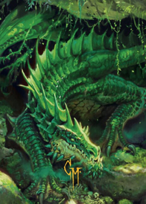 Lurking Green Dragon // Lurking Green Dragon