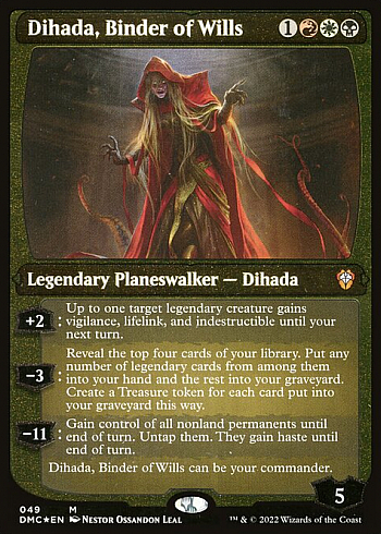 Dihada, Binder of Wills