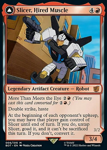 Slicer, Hired Muscle // Slicer, High-Speed Antagonist