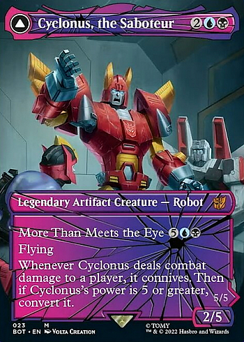 Cyclonus, the Saboteur // Cyclonus, Cybertronian Fighter
